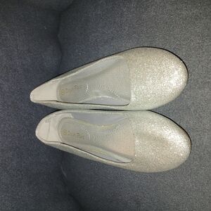 Dexflex Comfort Silver Shimmer Flats